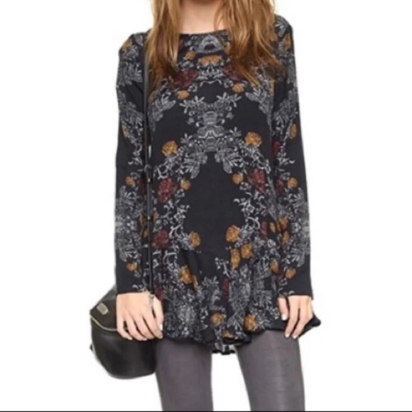 EUC Free People Smooth Talker Raven Combo tunic dress - Picture 8 of 16